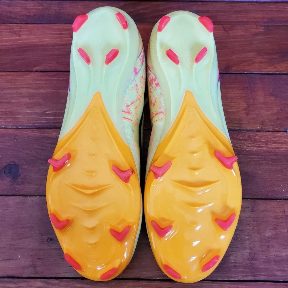 Nike Air Zoom Vapor‎ 16 Pro FG Soccer Cleats Men Yellow 12 Mbappe - Picture 6 of 7